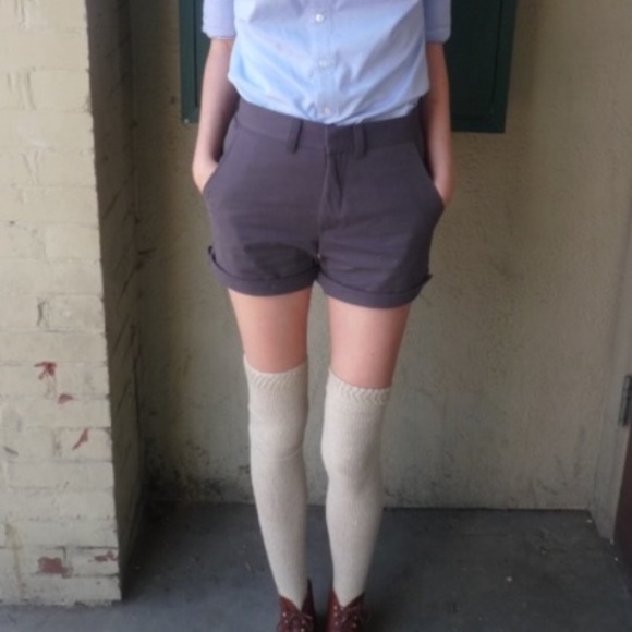 NWOT American Apparel Shorts Sz 25-26 Dark Navy - Picture 6 of 6